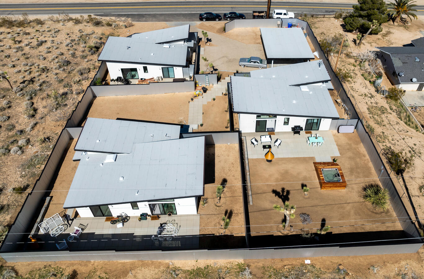 Mariposas Aerial Triplex View